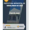 Apostila Psicólogo Prefeitura de Israelândia GO 2023