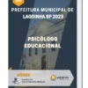 Apostila Psicólogo Educacional Prefeitura de Lagoinha SP 2023