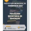 Apostila Psicólogo Secretaria de Educação Prefeitura de Tigrinhos SC 2023