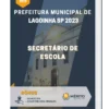 Apostila Secretário De Escola Prefeitura de Lagoinha SP 2023