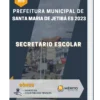 Apostila Secretario Escolar Prefeitura de Santa Maria de Jetibá ES 2023