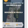 Apostila Servente De Escola Prefeitura de Dois Irmãos RS 2023