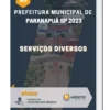 Apostila Serviços Diversos Prefeitura de Paranapuã SP 2023