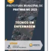 Apostila Técnico Em Enfermagem Prefeitura de Pratinha MG 2023