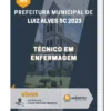 Apostila Técnico Em Enfermagem Prefeitura de Luiz Alves SC 2023