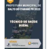 Apostila Técnico de Saúde Bucal Prefeitura de Salto do Itararé PR 2023