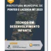 Apostila Técnico em Desenvolvimento Infantil Prefeitura de Pontes e Lacerda MT 2023