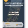 Apostila Técnico em Enfermagem Prefeitura de Caxambu do Sul SC 2023