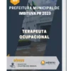 Apostila Terapeuta Ocupacional Prefeitura de Imbituva PR 2023