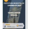 Apostila Trabalhador Braçal Prefeitura de Lagoinha SP 2023