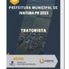 Apostila Tratorista Prefeitura de Ivatuba PR 2023