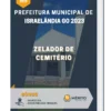 Apostila Zelador De Cemitério Prefeitura de Israelândia GO 2023
