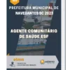 Apostila Agente Comunitário De Saúde ESF Prefeitura de Navegantes SC 2023