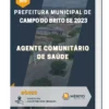 Apostila Agente Comunitário de Saúde Prefeitura de Campo do Brito SE 2023