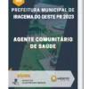 Apostila Agente Comunitário de Saúde Prefeitura de Iracema do Oeste PR 2023