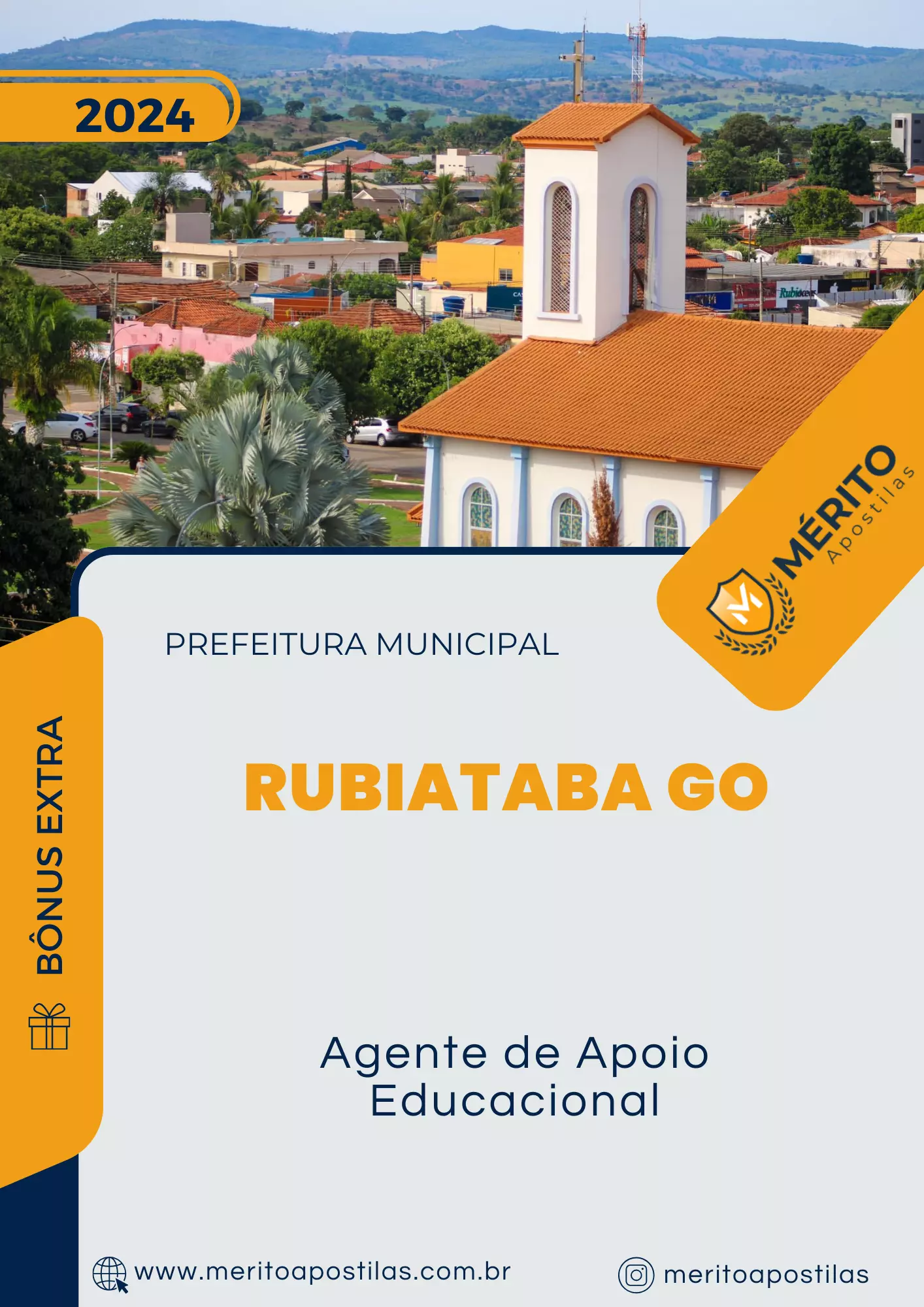 Apostila Agente de Apoio Educacional Prefeitura de Rubiataba GO 2024