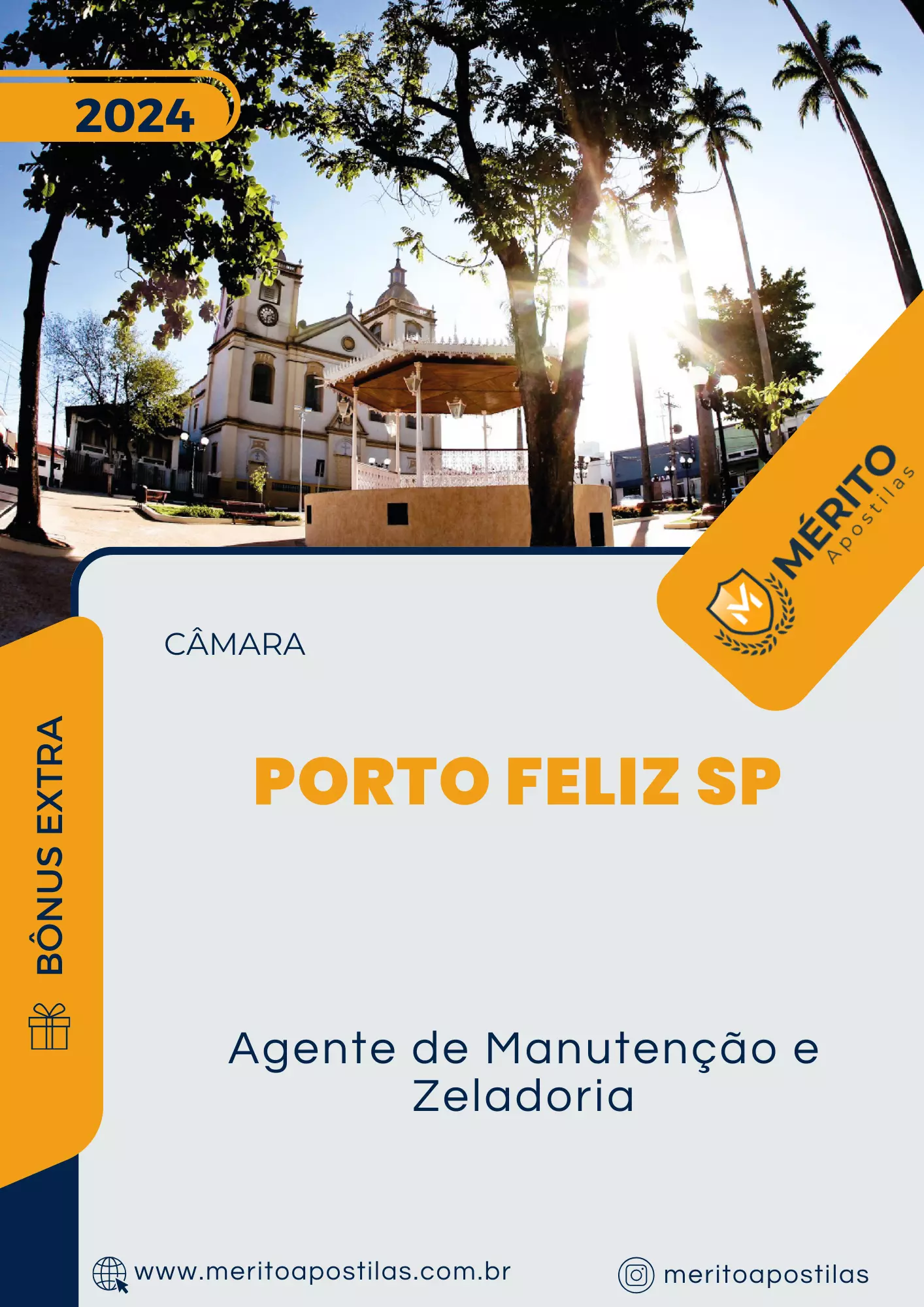 Apostila Agente de Manutenção e Zeladoria de Câmara de Porto Feliz SP 2024
