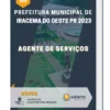 Apostila Agente de Serviços Prefeitura de Iracema do Oeste PR 2023