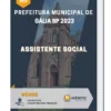 Apostila Assistente Social Prefeitura de Gália SP 2023
