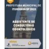 Apostila Assistente de Consultório Odontológico Prefeitura de Ituverava SP 2023