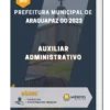 Apostila Auxiliar Administrativo Prefeitura de Araguapaz GO 2023