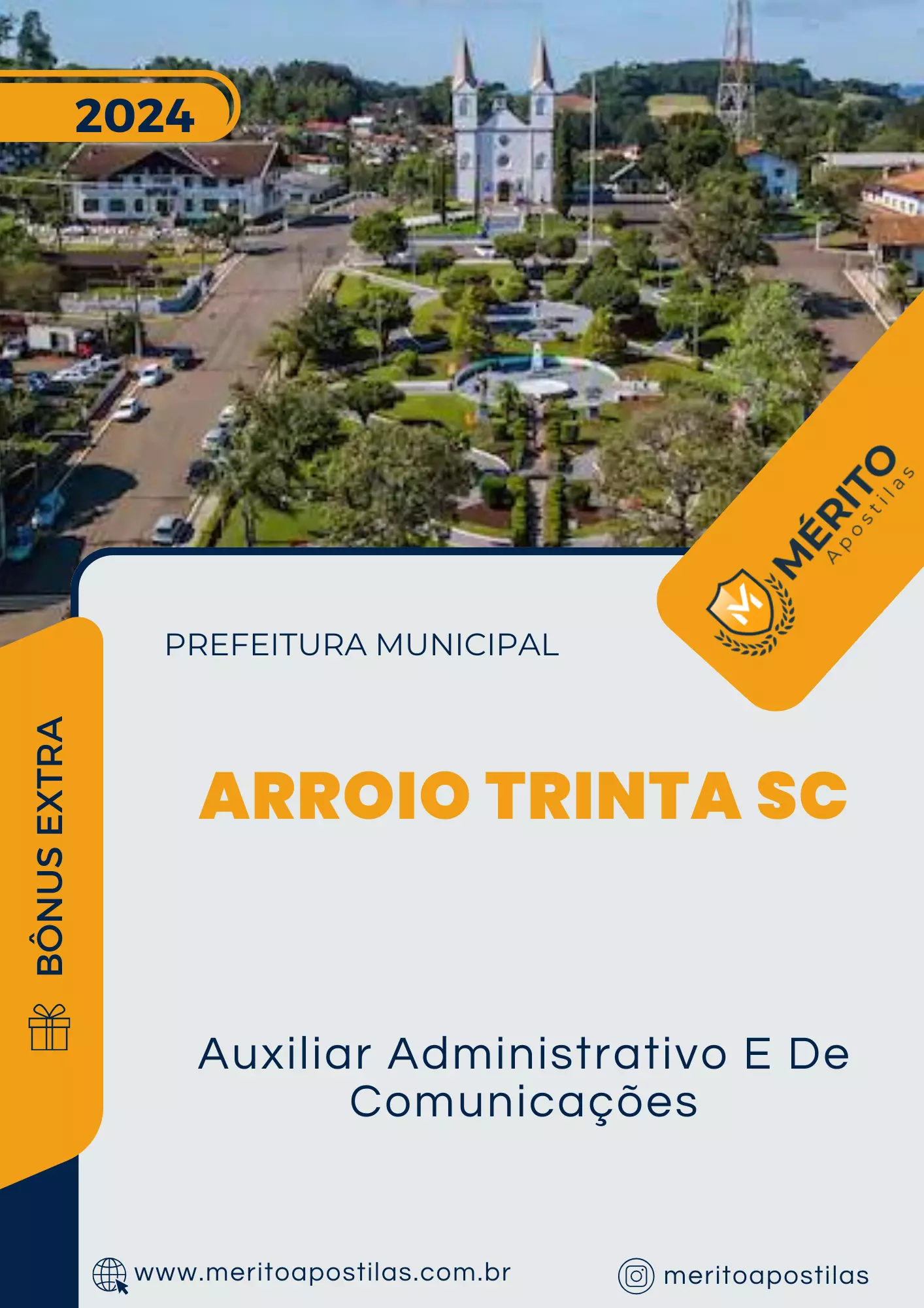 Apostila Auxiliar Administrativo E De Comunicações Prefeitura de Arroio Trinta SC 2024
