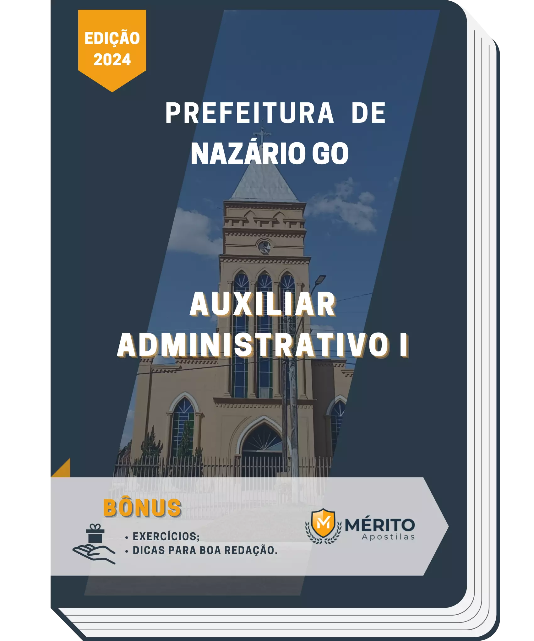 Apostila Auxiliar Administrativo I Prefeitura de Nazário GO 2024