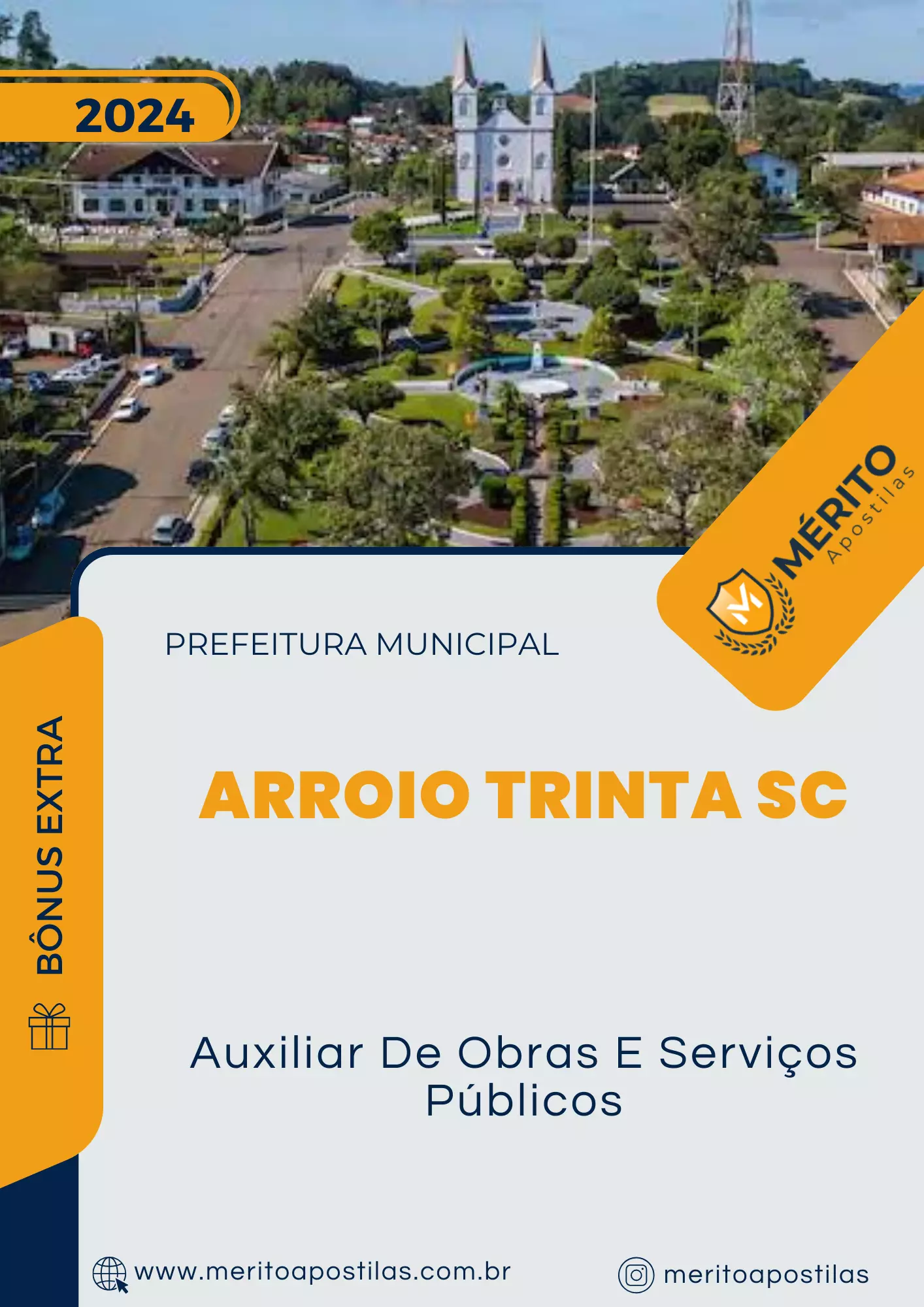 Apostila Auxiliar De Obras E Serviços Públicos Prefeitura de Arroio Trinta SC 2024