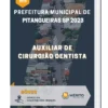 Apostila Auxiliar de Cirurgião Dentista Prefeitura de Pitangueiras SP 2023