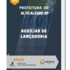 Apostila Auxiliar de Lançadoria Prefeitura de Alto Alegre SP 2023