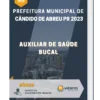 Apostila Auxiliar de Saúde Bucal Prefeitura de Cândido de Abreu PR 2023