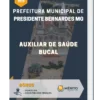 Apostila Auxiliar de Saúde Bucal Prefeitura de Presidente Bernardes MG 2023