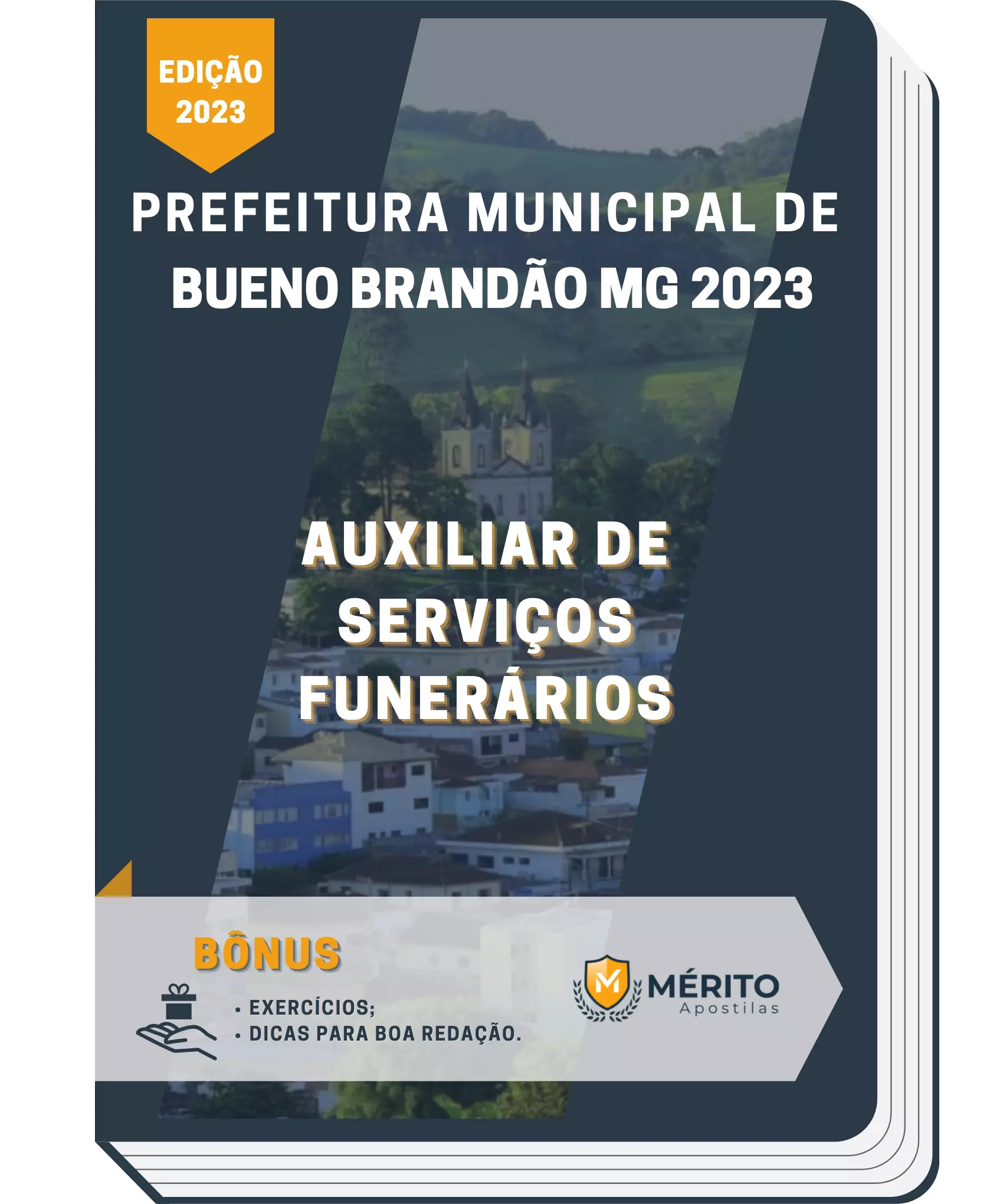 Apostila Auxiliar de Serviços Funerários Prefeitura de Bueno Brandão MG 2023