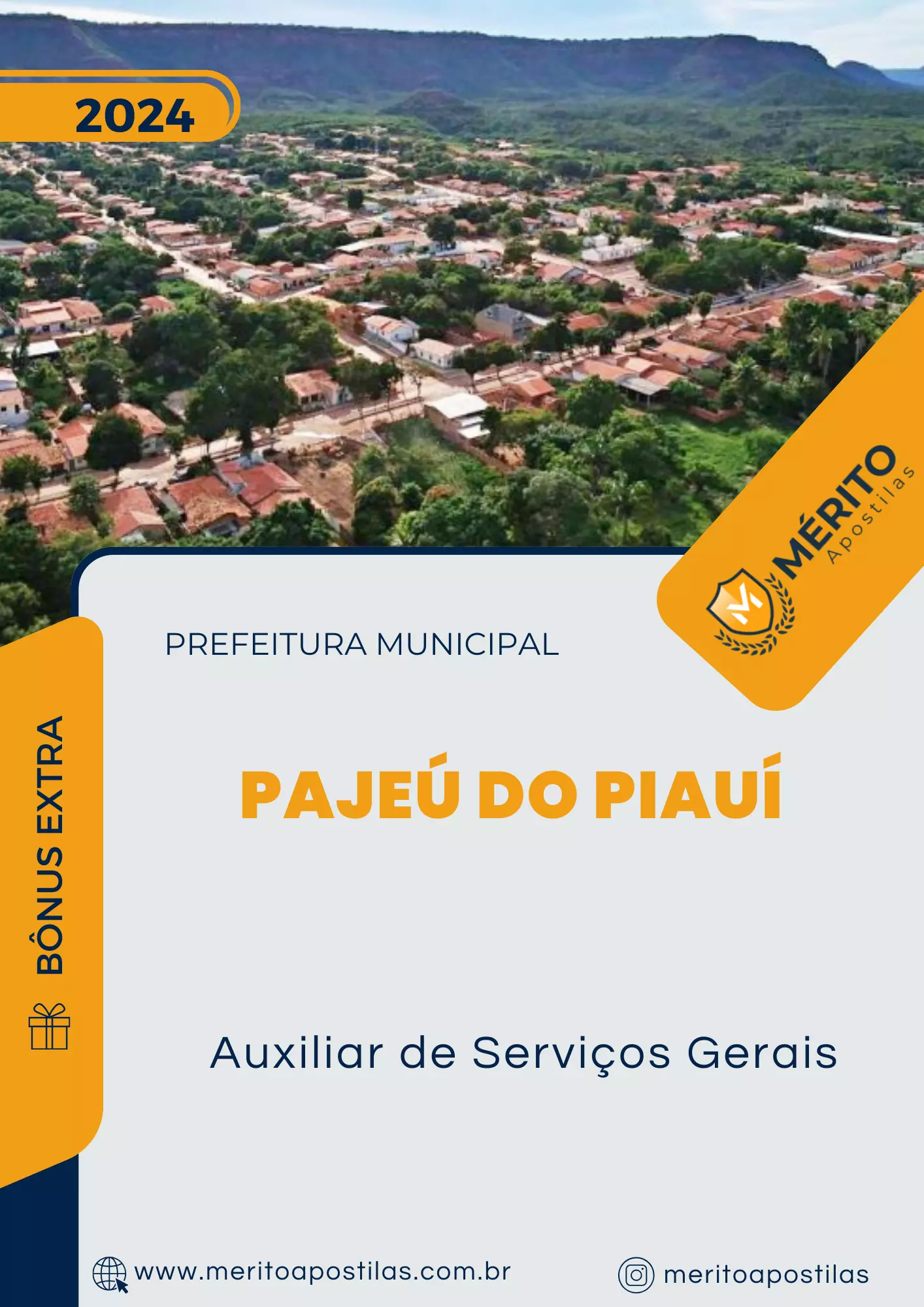 Apostila Auxiliar de Serviços Gerais Prefeitura de Pajeú do Piauí 2024