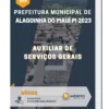 Apostila Auxiliar de Serviços Gerais Prefeitura de Alagoinha do Piauí PI 2023
