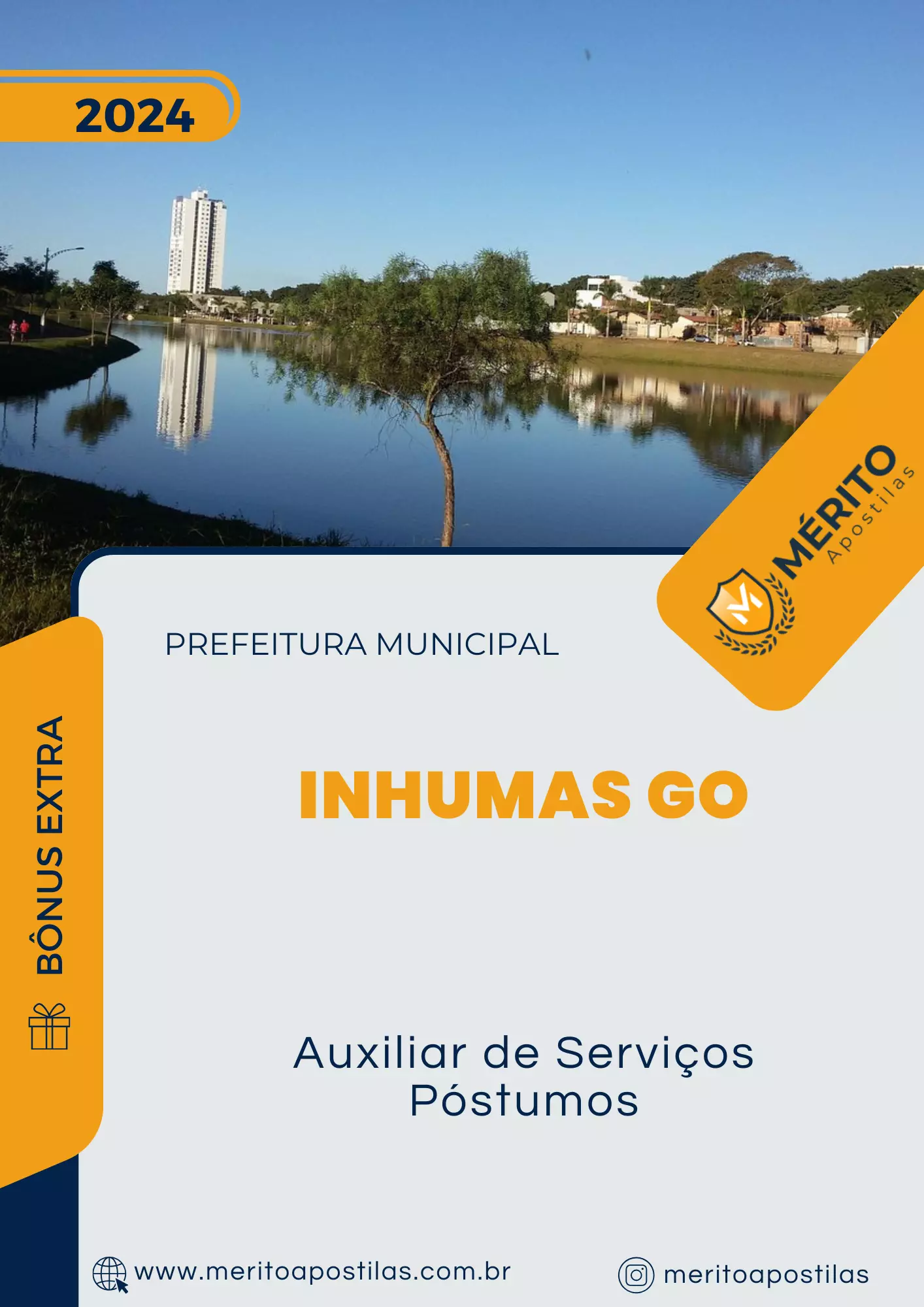 Apostila Auxiliar de Serviços Póstumos Prefeitura de Inhumas GO 2024