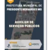 Apostila Auxiliar de Serviços Públicos Prefeitura de Presidente Bernardes MG 2023