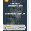 Apostila Cantineiro Escolar Concurso Miracema RJ 2023