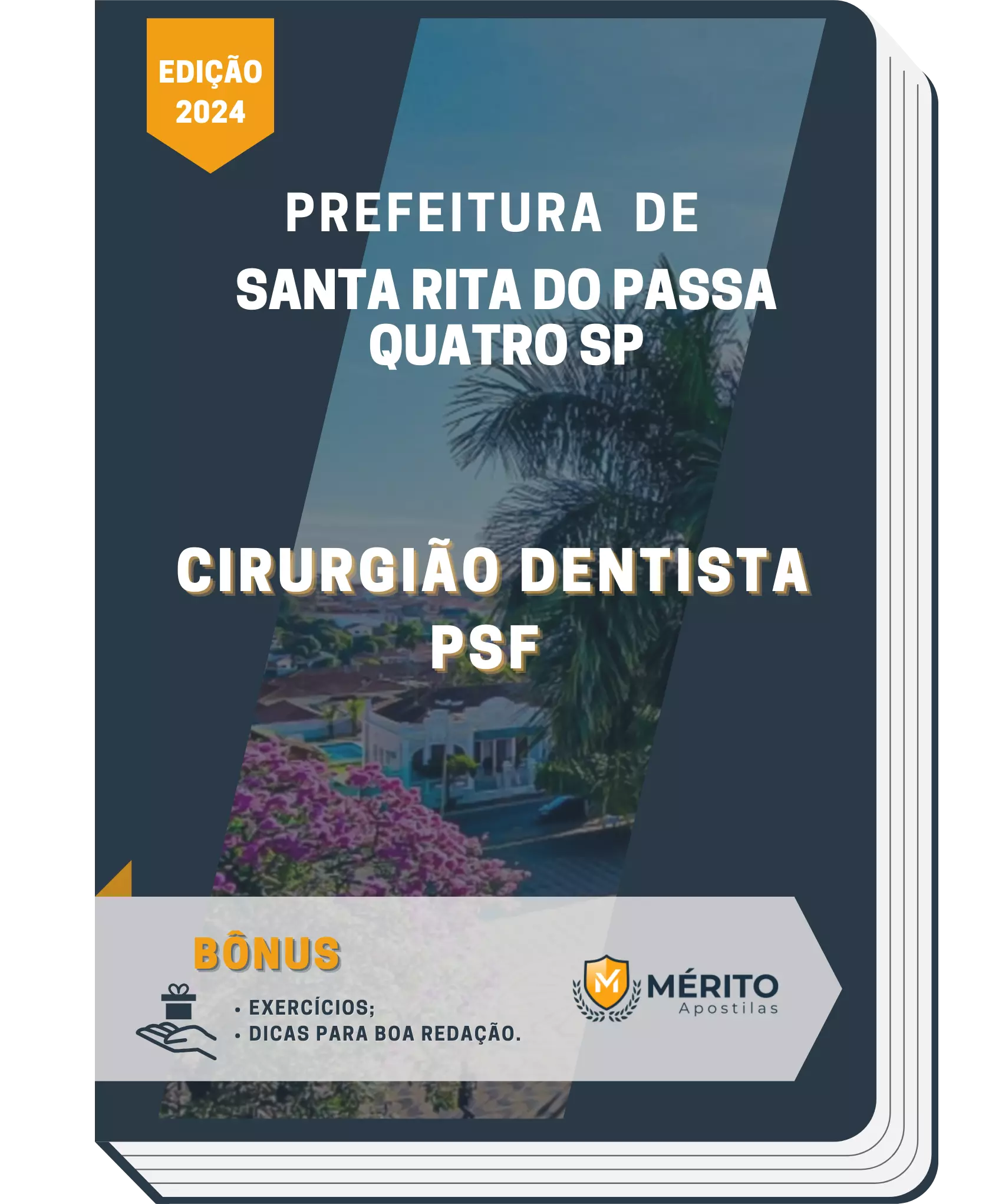 Apostila Cirurgião Dentista Psf Prefeitura de Santa Rita do Passa Quatro SP 2024