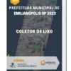 Apostila Coletor de Lixo Prefeitura de Emilianópolis SP 2023