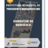 Apostila Condutor de Veículo II Prefeitura de Presidente Bernardes MG 2023