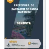 Apostila Dentista Prefeitura de Santa Rita do Passa Quatro SP 2024