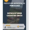Apostila Entrevistador Cadastro Único Prefeitura de Pium TO 2023