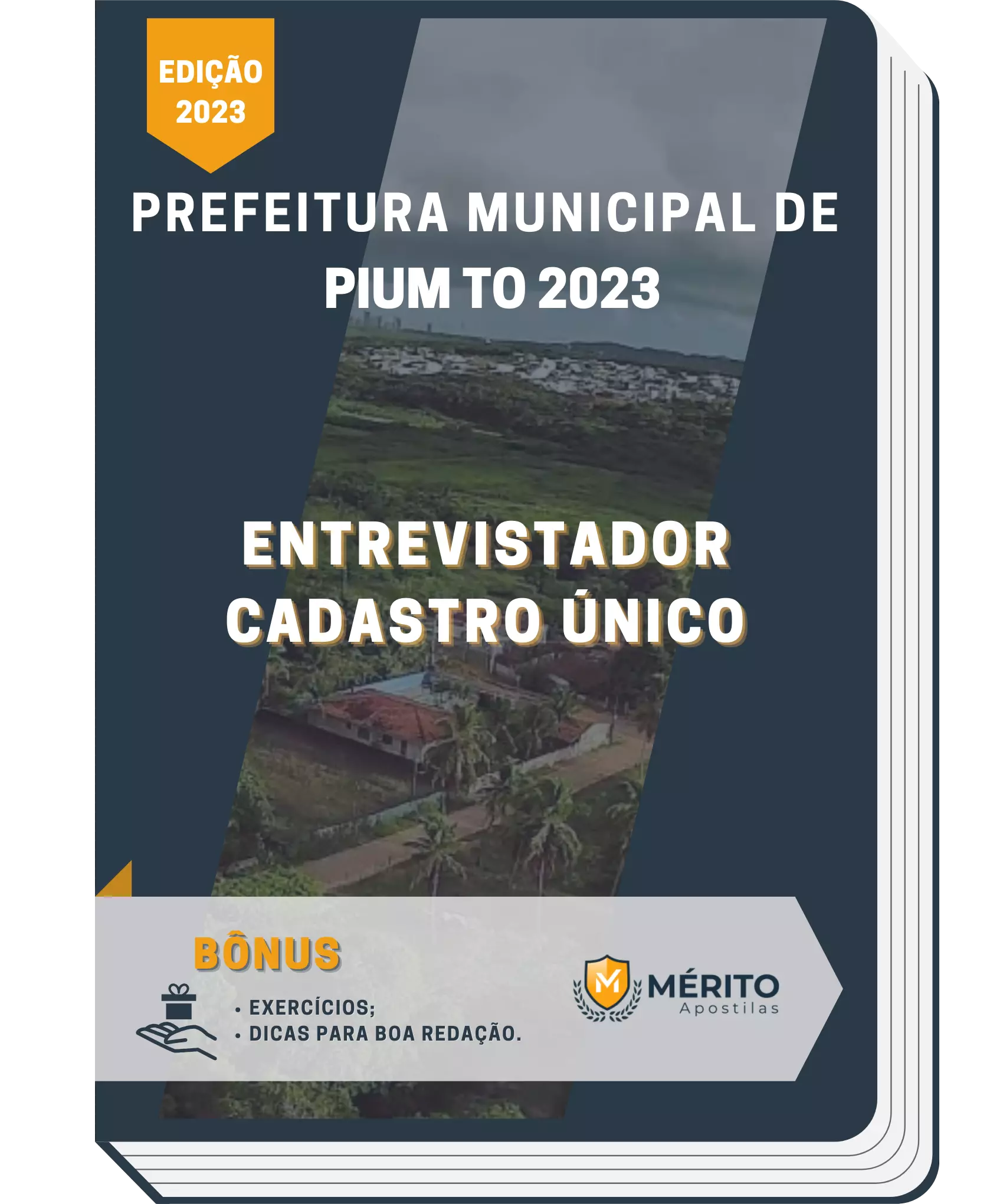 Apostila Entrevistador Cadastro Único Prefeitura de Pium TO 2023