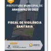 Apostila Fiscal De Vigilância Sanitária Prefeitura de Araguapaz GO 2023