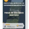 Apostila Fiscal de Vigilância Sanitária Prefeitura de Cachoeiras de Macacu RJ 2023