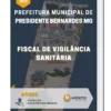 Apostila Fiscal de Vigilância Sanitária Prefeitura de Presidente Bernardes MG 2023