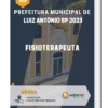 Apostila Fisioterapeuta Prefeitura de Luiz Antônio SP 2023