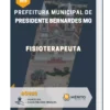 Apostila Fisioterapeuta Prefeitura de Presidente Bernardes MG 2023