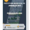 Apostila Fonoaudiólogo Prefeitura de Jandira SP 2023